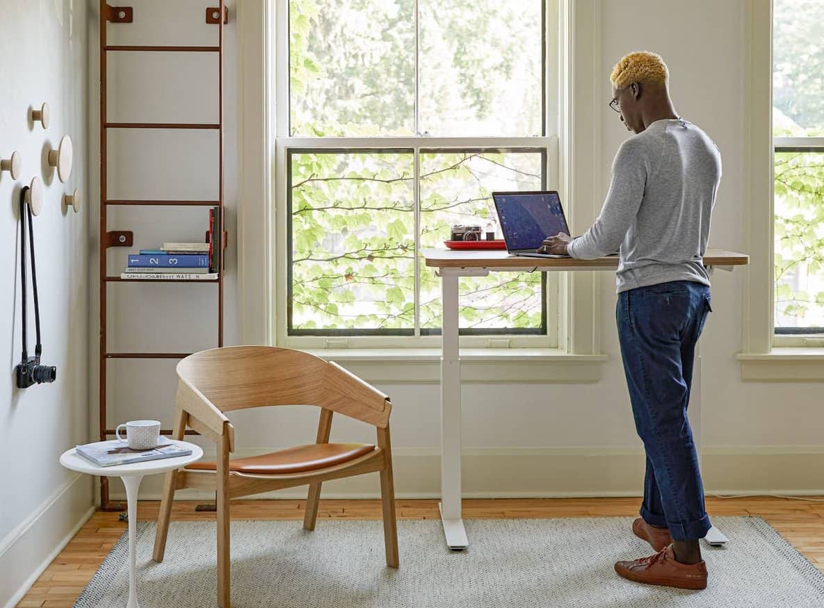 standing desk from Knoll