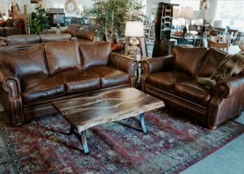 real leather furniture