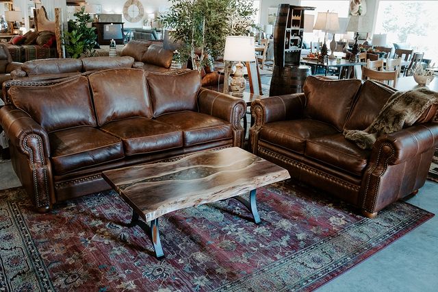 real leather furniture
