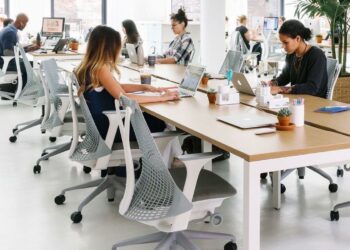 Herman Miller Sayl pettie woman