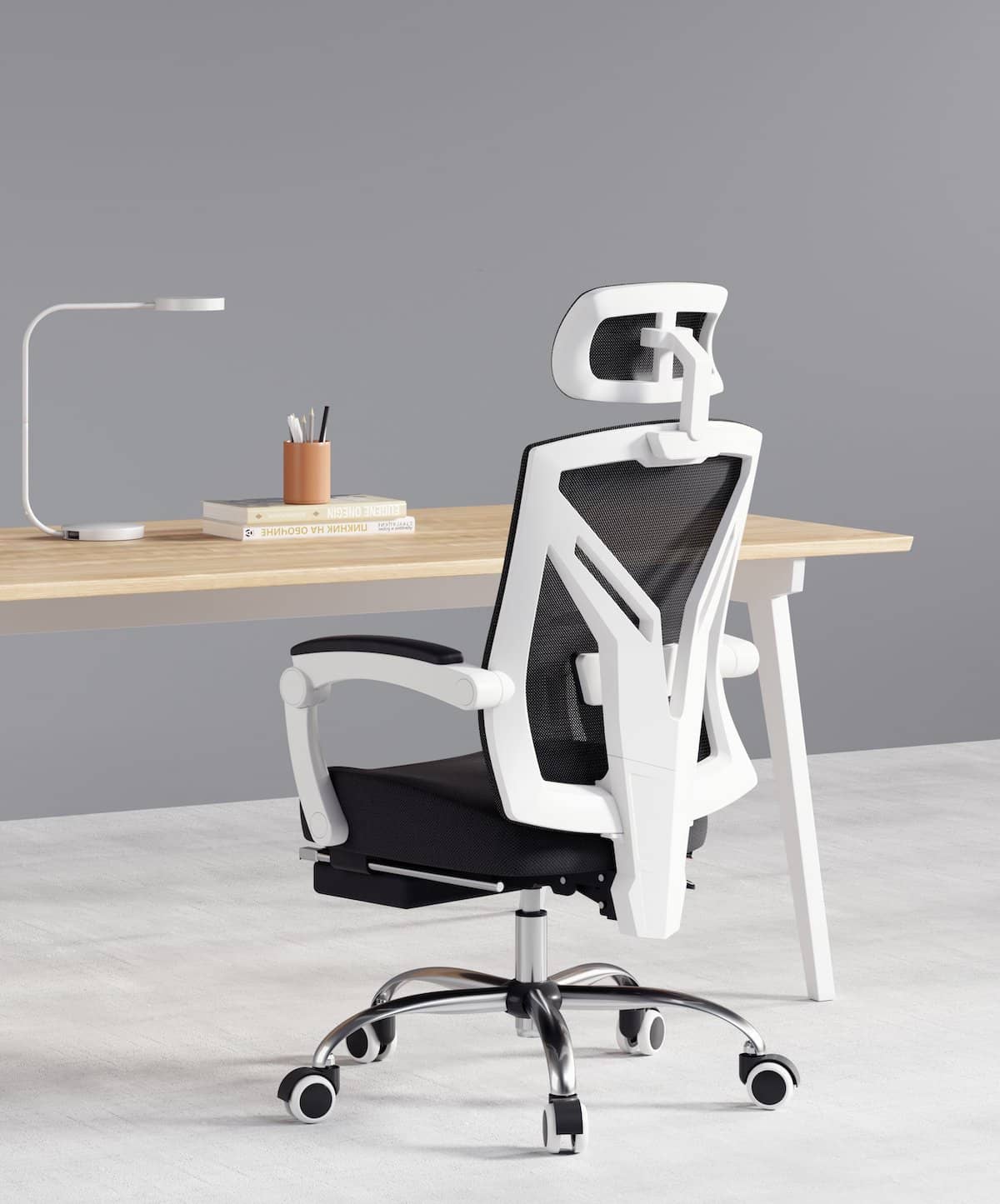 hbada white reclinder chair